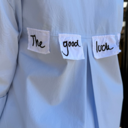 Wauw Luna shirt blue the good luck club - 10187
