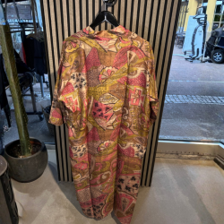 Wauw long kimono unique silk - 10045