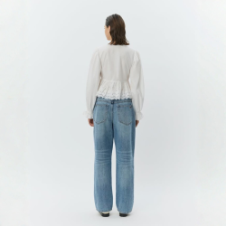 Sofie Schnoor Ariasw broderie anglaise shirt off white - S261185