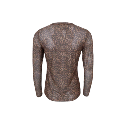 Black Colour Kamma mini leo mesh blouse  - 42000