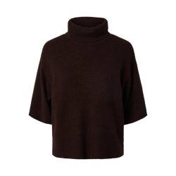Yas Emila 2/4 wool knit pullover s. coffe bean - 26036037