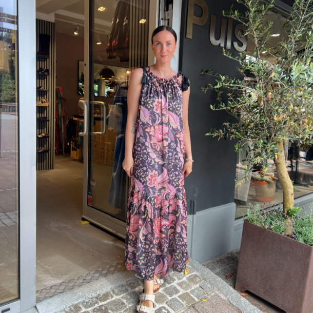 Wauw Gitte dress grey print - 10223