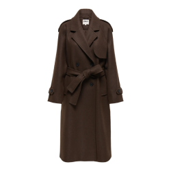 Only Dear trillion long belt coat choclate brown - 15344734