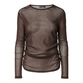 Pieces Bobo ls mesh rouching top hot fudge - 17165986