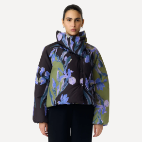 Yas Slay ls padded jacket Sphagnum Etira print - 26041057