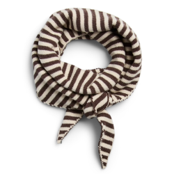 Pieces Komma triangle scraf hot fudge whitecap gray stripe - 17159754