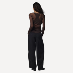 Pieces Bobo ls mesh rouching top hot fudge - 17165986