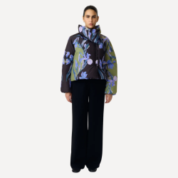 Yas Slay ls padded jacket Sphagnum Etira print - 26041057