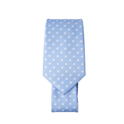 BLACK COLOUR LULU TIE BLUE DOT - 208437