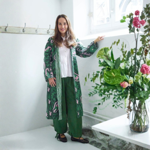Wauw Andrea jacket green/rose - 10137