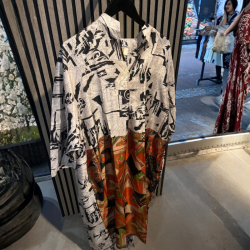 Wauw Keftan unique silk kjole - 10043