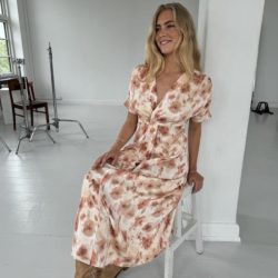 Continue Marley dress burned flowerprint - 14941