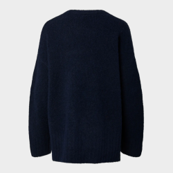 Pieces Tina ls o-neck knit maritime blue - 17166061