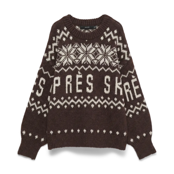 Vero Moda Moritz ls o-neck pullover chocolate torte -10350503