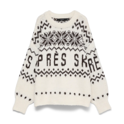 Vero Moda Moritz ls o-neck pullover birch -10350503
