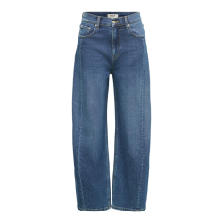 Only Jessica hw barrel ank jeans medium blue - 15391053