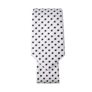  BLACK COLOUR LULU TIE WHITE DOT - 208437