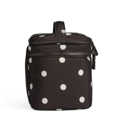 Markberg Treasurembg toiletrv bag recycled polka dot brown - 4831rpv