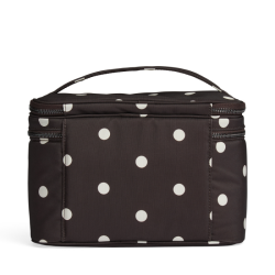 Markberg Treasurembg toiletrv bag recycled polka dot brown - 4831rpv