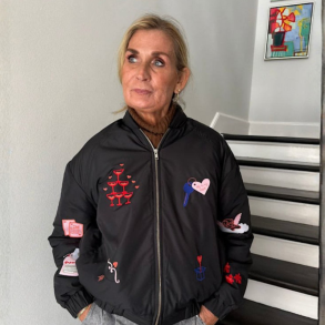 Wauw mi more bomber jacket black - 10180