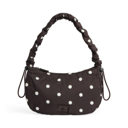 Markberg Cravembg bag recycled polka dot brown - 4794rpv