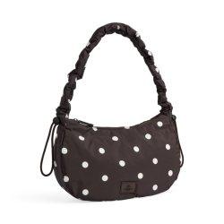 Markberg Cravembg bag recycled polka dot brown - 4794rpv