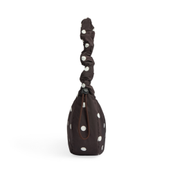 Markberg Cravembg bag recycled polka dot brown - 4794rpv