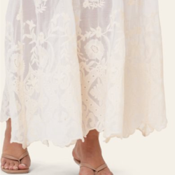 Byic Ellinoric lace maxi skirt off white - 2565