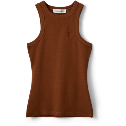Sofie Schnoor Becasw rib tank top Maple Brown - S263186