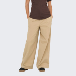 Only Liana mw x wide pleat pant pnt ox travertine - 15365822