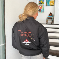 Wauw mi more bomber jacket black - 10180