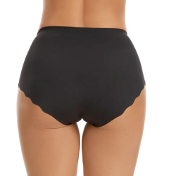 Femifemme invisible highwaist maxi trusser sort  - FF1001