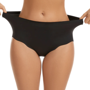 Femifemme invisible highwaist maxi trusser sort  - FF1001