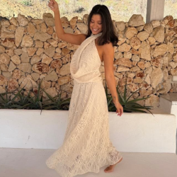 Byic Hallyic wrap top off white lace - A25102