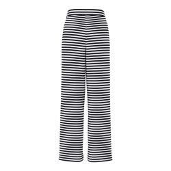 Pieces laya mw wide pants Black/white - 17162578