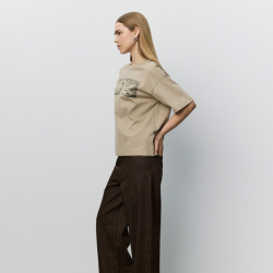Sofie Schnoor Verinasw moonin boxy t-shirt sand - S263126