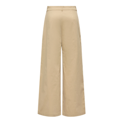 Only Liana mw x wide pleat pant pnt ox travertine - 15365822