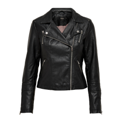 Only Gemma faux leather biker otw black - 15153079