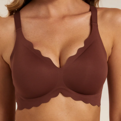Femmifemme softscallop full coverage b�jlefri bh velvet chocolate - FF6001