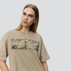 Sofie Schnoor Verinasw moonin boxy t-shirt sand - S263126