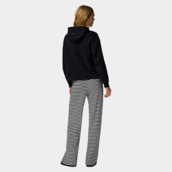 Pieces laya mw wide pants Black/white - 17162578