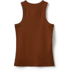 Sofie Schnoor Becasw rib tank top Maple Brown - S263186