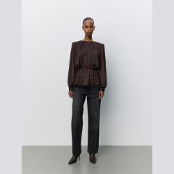 Sofie Schnoor Martheasw balloon blouse dark plum � S264135 