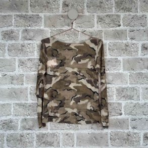  Cabana Living Cash Camo � Bl�d Basisbluse med Cashmere beige