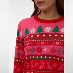 Vero Moda New Christmas  Pullover � Chinese Red- 10349147