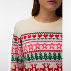 Vero Moda New Christmas  Pullover � Birch- 10349147