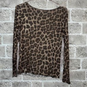 Cabana Living Cash Leo Mou � Bl�d Basisbluse med Cashmere 