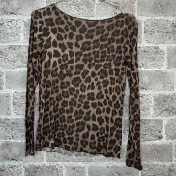 Cabana Living Cash Leo Mou � Bl�d Basisbluse med Cashmere 