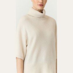 Yas Emila 2/4 wool knit pullover s. sandshell - 26036037