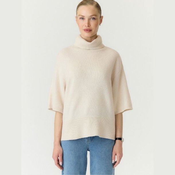 Yas Emila 2/4 wool knit pullover s. sandshell - 26036037